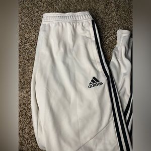 Adidas white sports pants